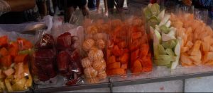 In season fresh fruit for sale at JJ Market